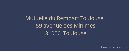 Mutuelle du Rempart Toulouse