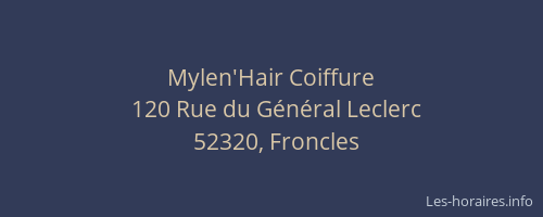 Mylen'Hair Coiffure