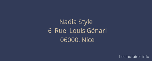 Nadia Style