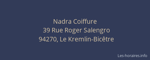 Nadra Coiffure