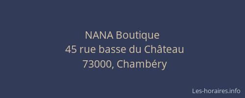 NANA Boutique