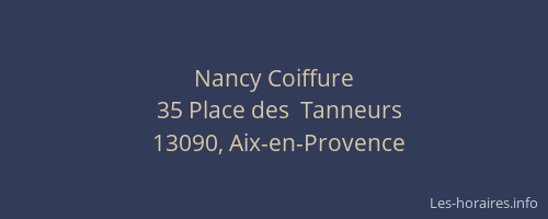 Nancy Coiffure