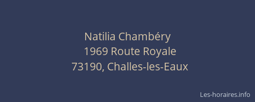 Natilia Chambéry