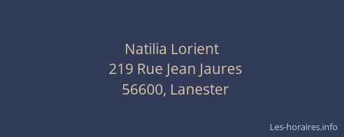 Natilia Lorient