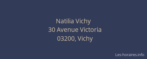 Natilia Vichy