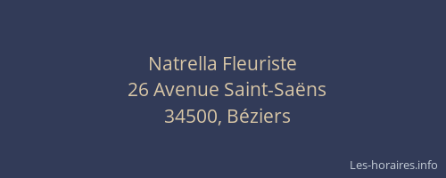 Natrella Fleuriste