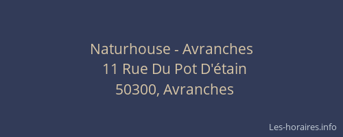 Naturhouse - Avranches