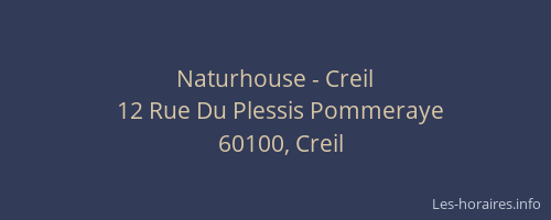 Naturhouse - Creil