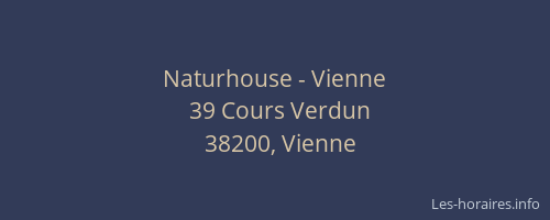 Naturhouse - Vienne