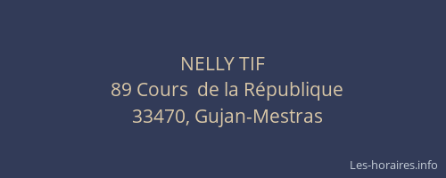 NELLY TIF