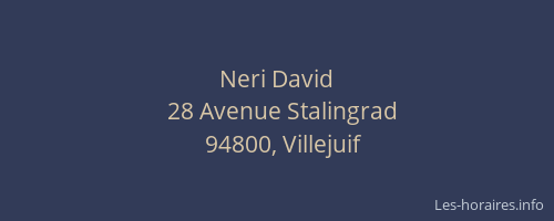 Neri David