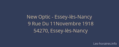New Optic - Essey-lès-Nancy