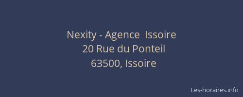 Nexity - Agence  Issoire