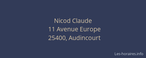 Nicod Claude