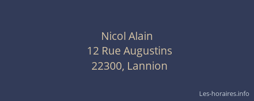 Nicol Alain