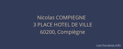 Nicolas COMPIEGNE