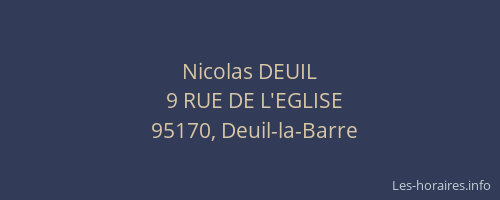 Nicolas DEUIL