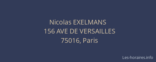 Nicolas EXELMANS