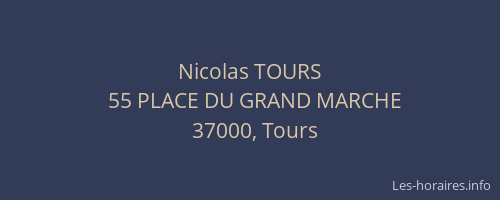 Nicolas TOURS