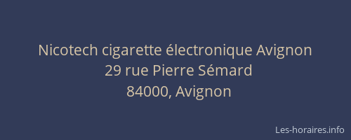 Nicotech cigarette électronique Avignon