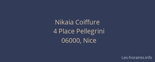 Nikaia Coiffure