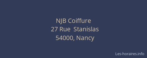 NJB Coiffure