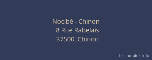 Nocibé - Chinon