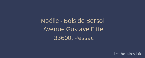 Noélie - Bois de Bersol