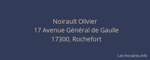 Noirault Olivier