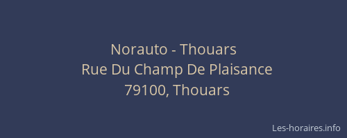 Norauto - Thouars