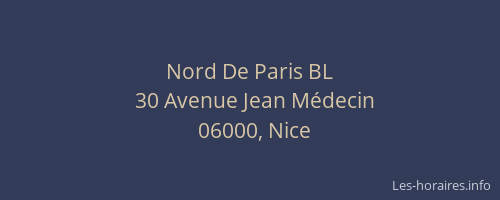 Nord De Paris BL