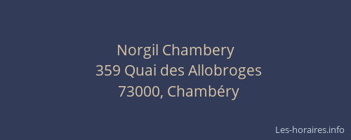 Norgil Chambery
