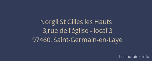 Norgil St Gilles les Hauts