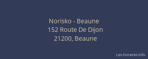 Norisko - Beaune