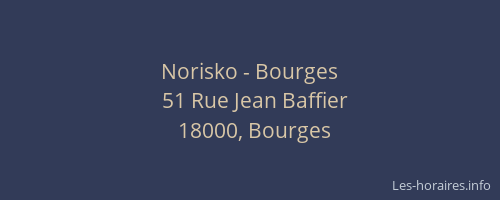 Norisko - Bourges