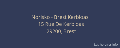 Norisko - Brest Kerbloas