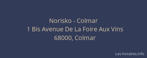 Norisko - Colmar