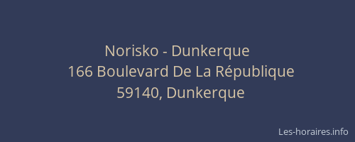 Norisko - Dunkerque