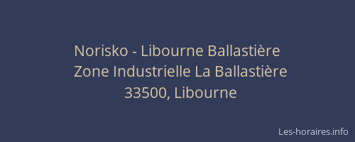 Norisko - Libourne Ballastière