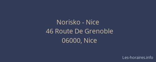 Norisko - Nice