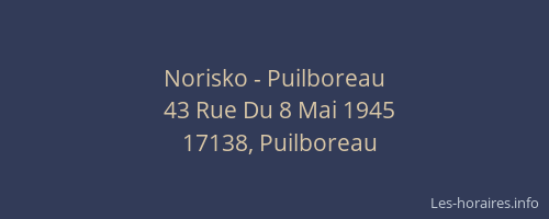 Norisko - Puilboreau