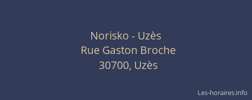 Norisko - Uzès