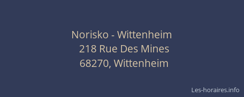 Norisko - Wittenheim