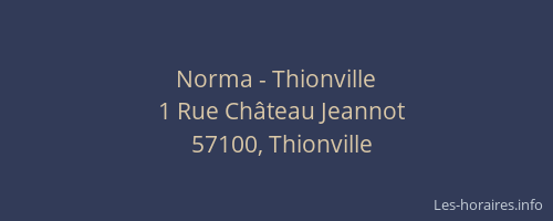 Norma - Thionville