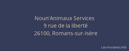 Noun'Animaux Services