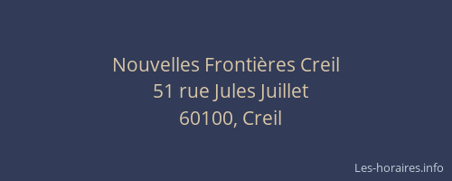 Nouvelles Frontières Creil