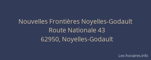 Nouvelles Frontières Noyelles-Godault