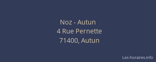 Noz - Autun