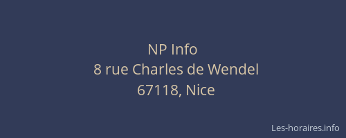 NP Info