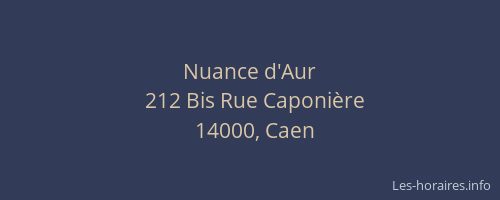 Nuance d'Aur
